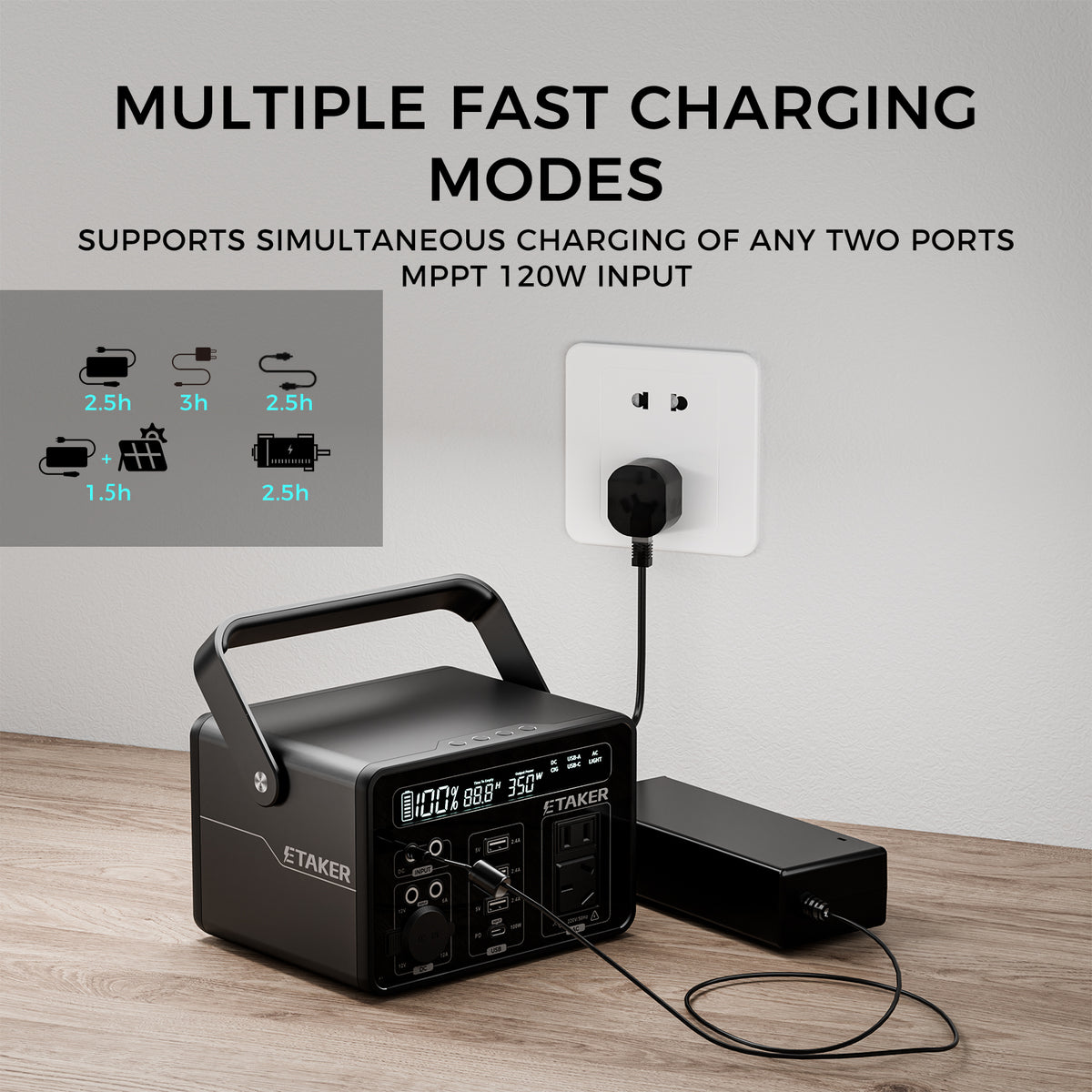 ETaker Portable Power Station P300