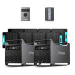 2*M2000 with Alternator Driving Fast Charger Fleet1000 and 400W Solar Panel