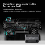 F1000 Pro Smart Charger for Power Stations & Batteries | 1000W Dual-Input Car/Solar Charging, Adjustable 12-48V DC Output, APP-Enabled for Truck/RV/Marine Use